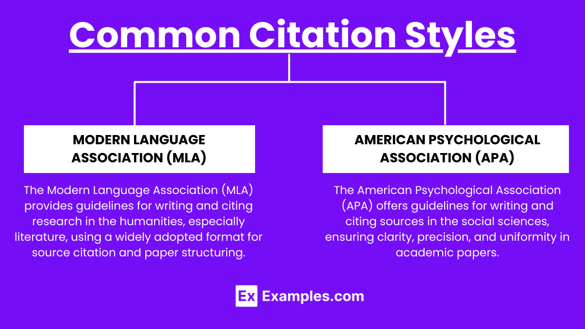 Common Citation Styles