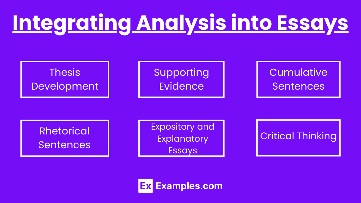 Integrating Analysis into Essays (1)