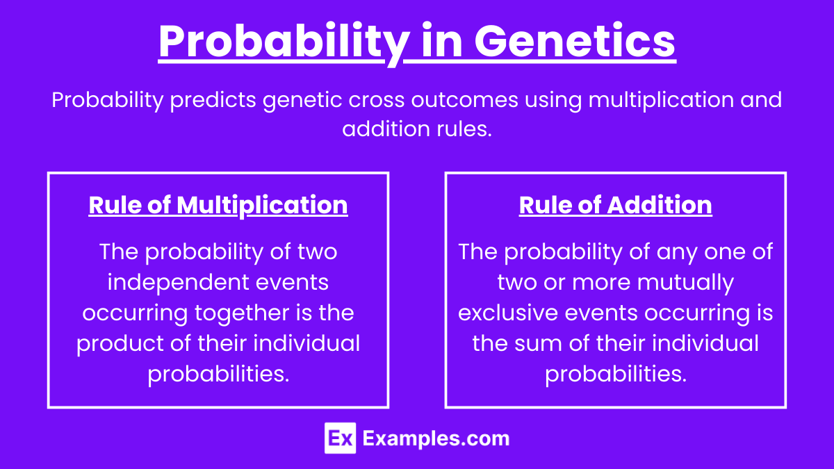 Probability in Genetics