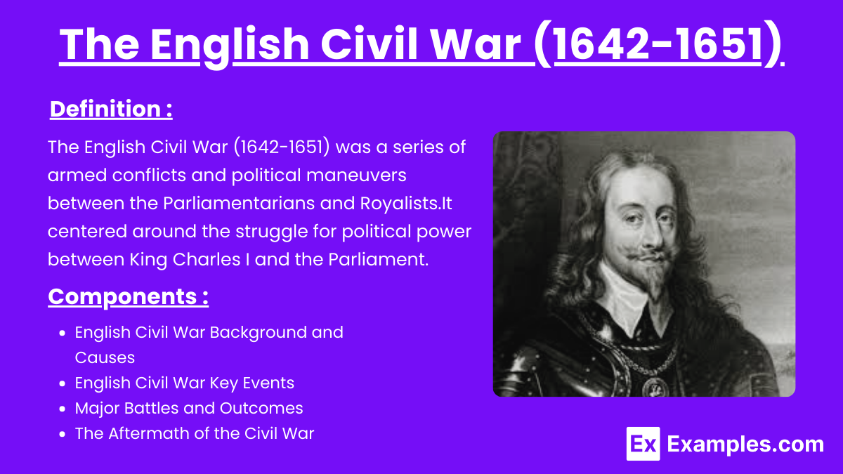 The English Civil War