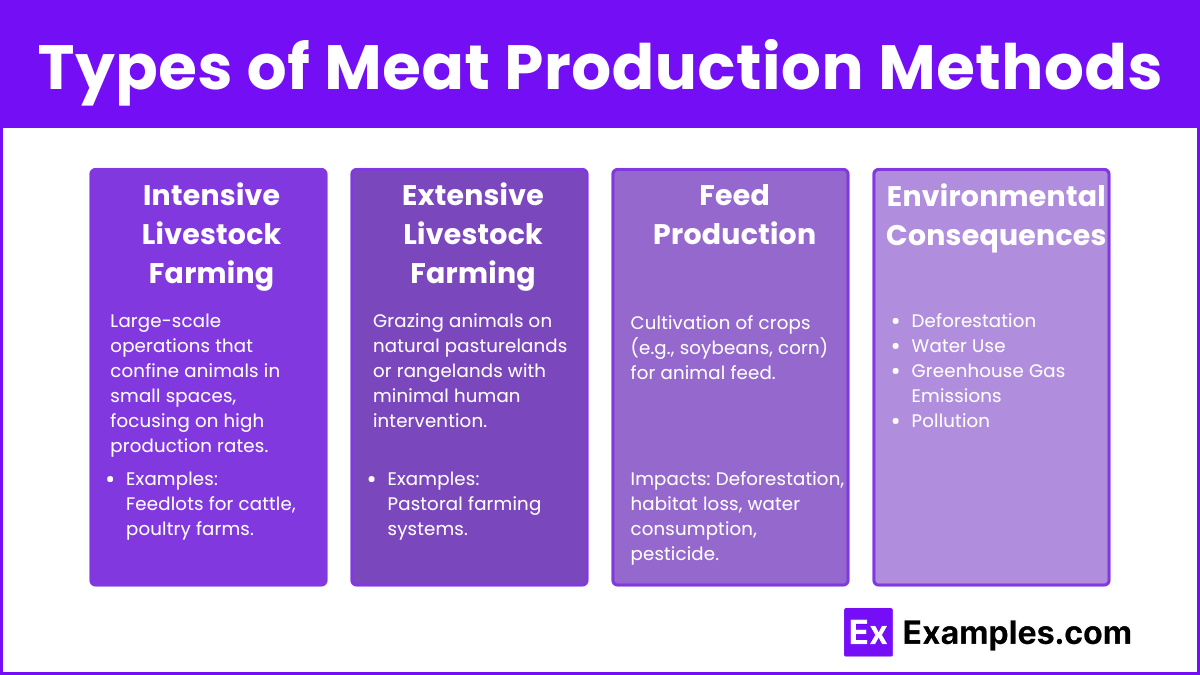Types of Meat Production Methods
