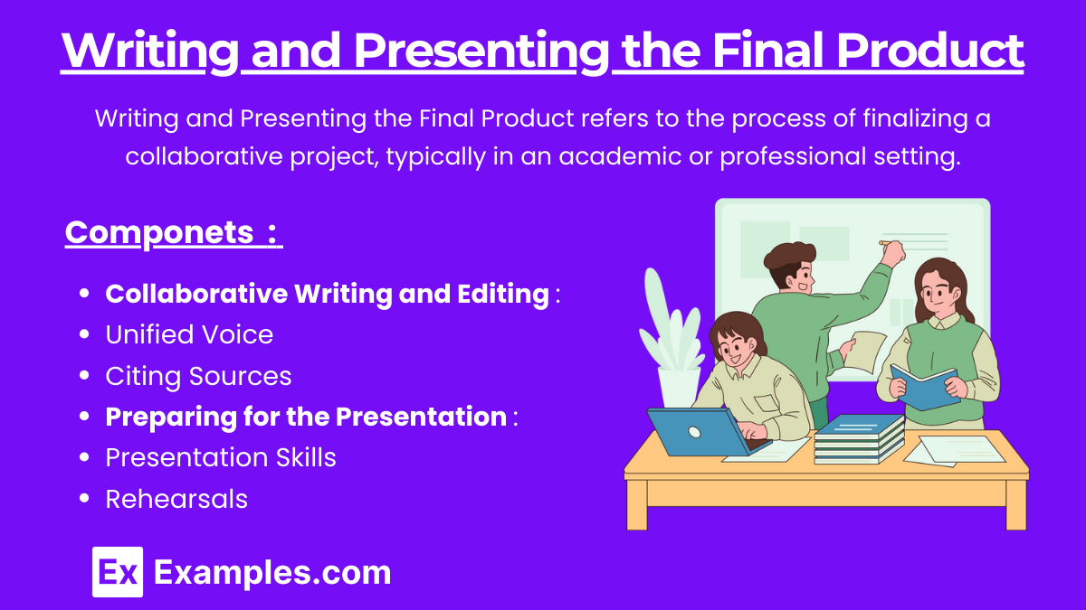 Writing and Presenting the Final Product