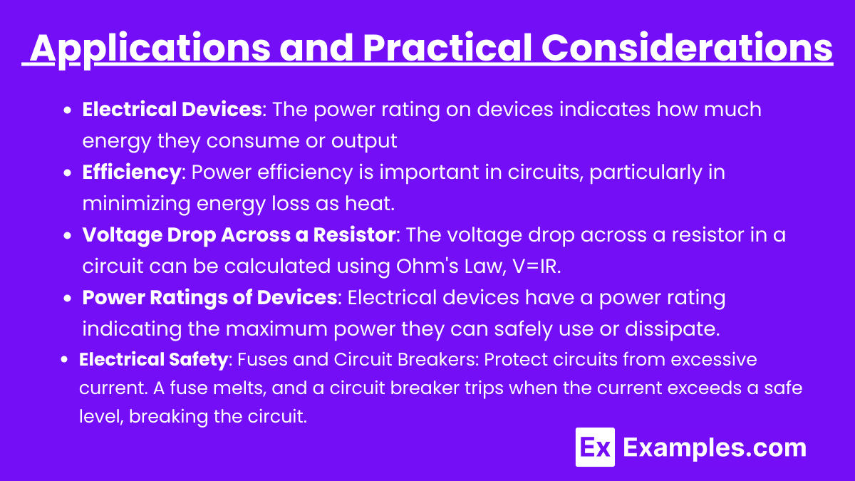 Applications and Practical Considerations