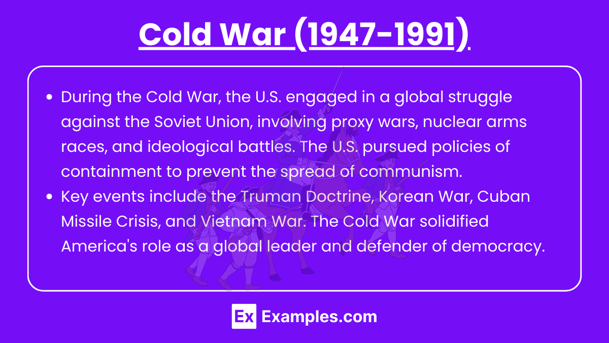 Cold War (1947-1991)