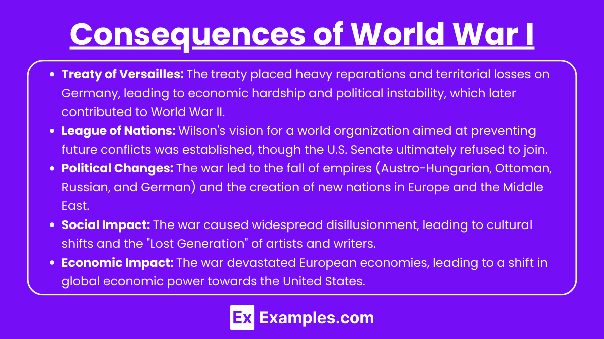 Consequences of World War I