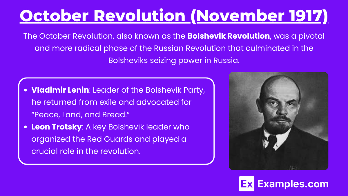 October Revolution (November 1917)