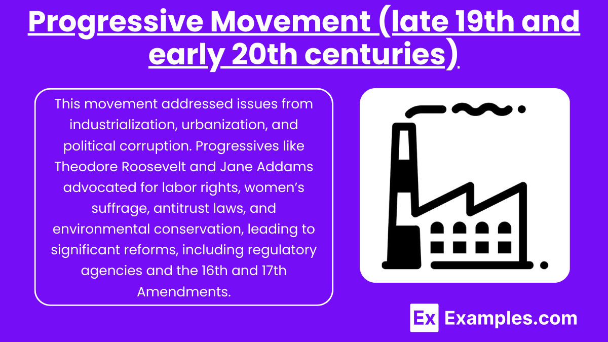 Progressive Movement (late 19th and early 20th centuries)