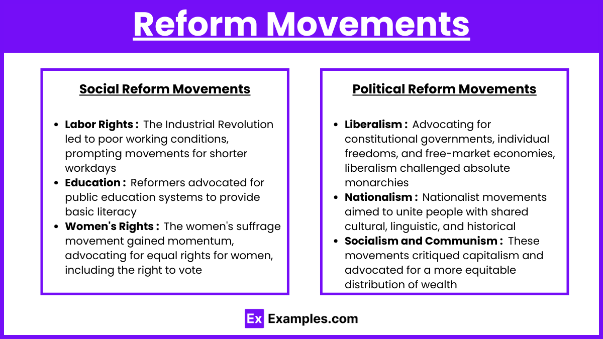 Reform Movements