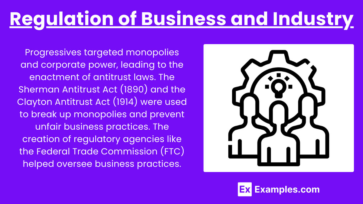 Regulation of Business and Industry