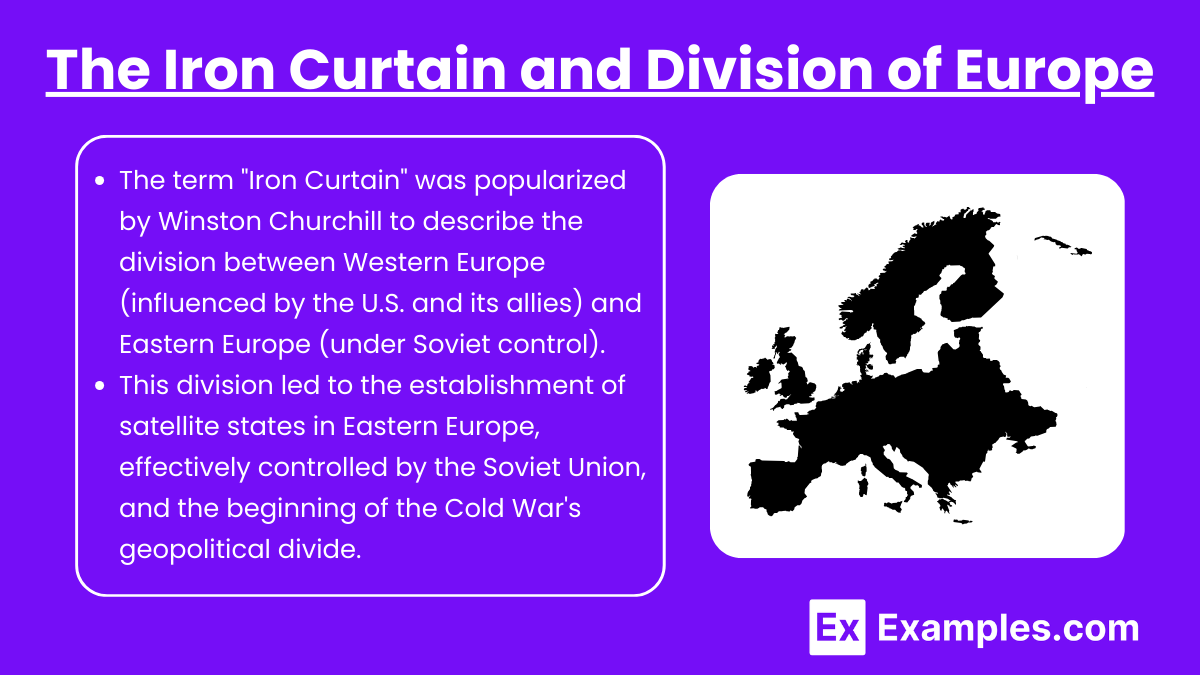 The Iron Curtain and Division of Europe