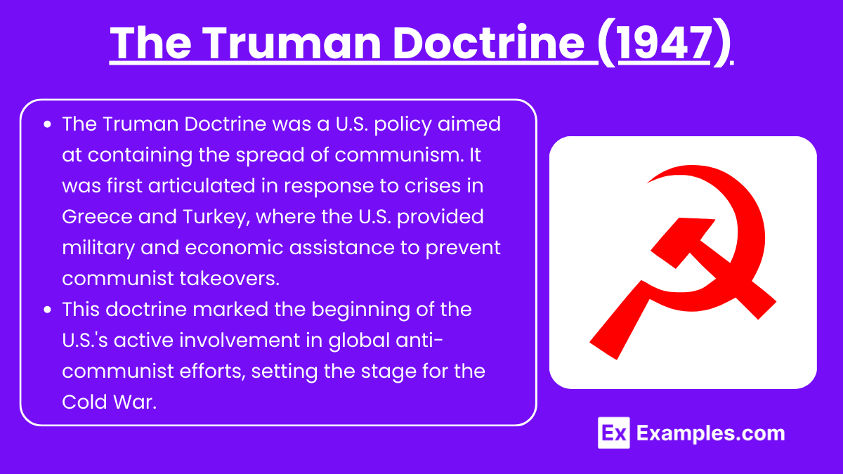 The Truman Doctrine (1947)