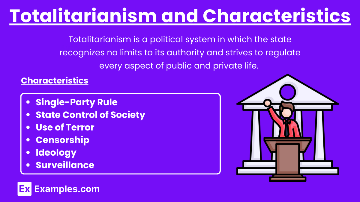 Totalitarianism and Characteristics