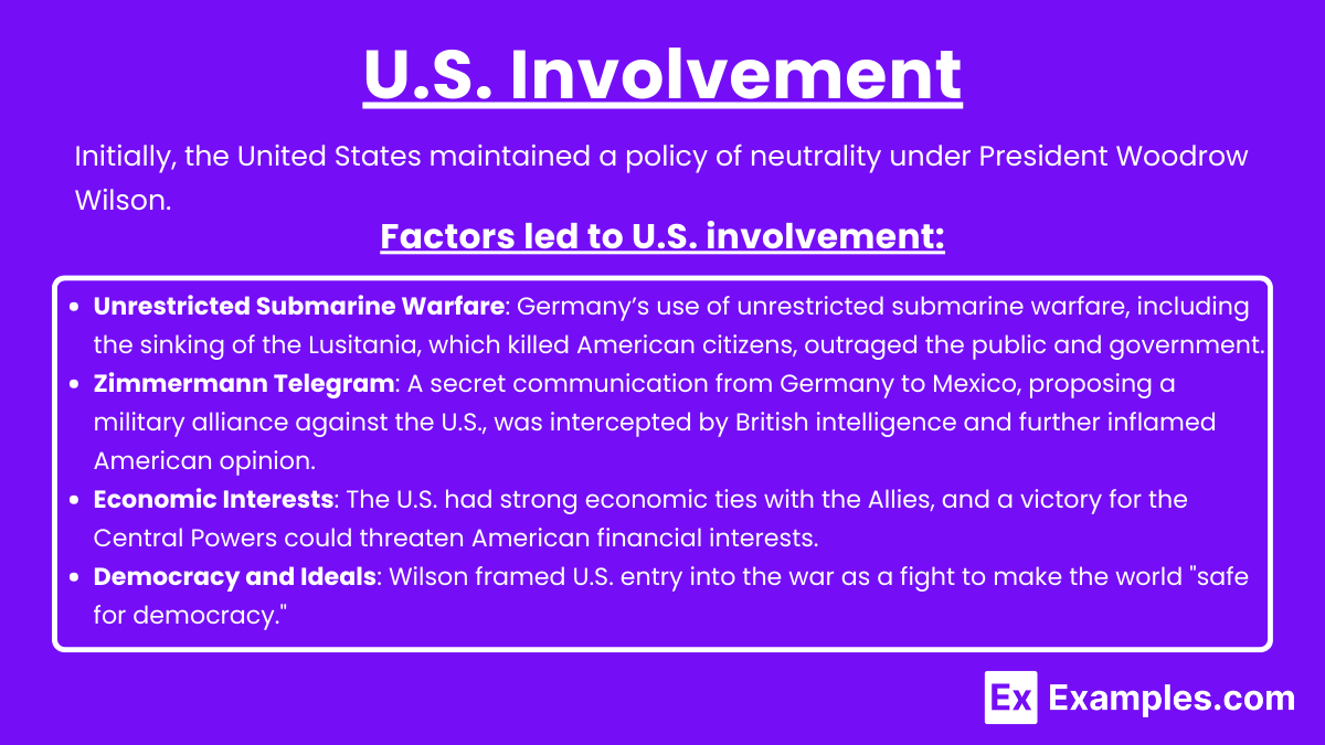 U.S. Involvement