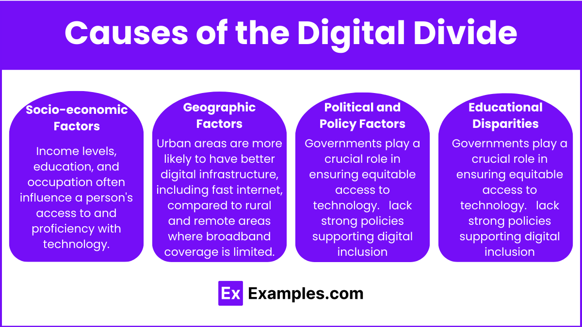 Causes of the Digital Divide