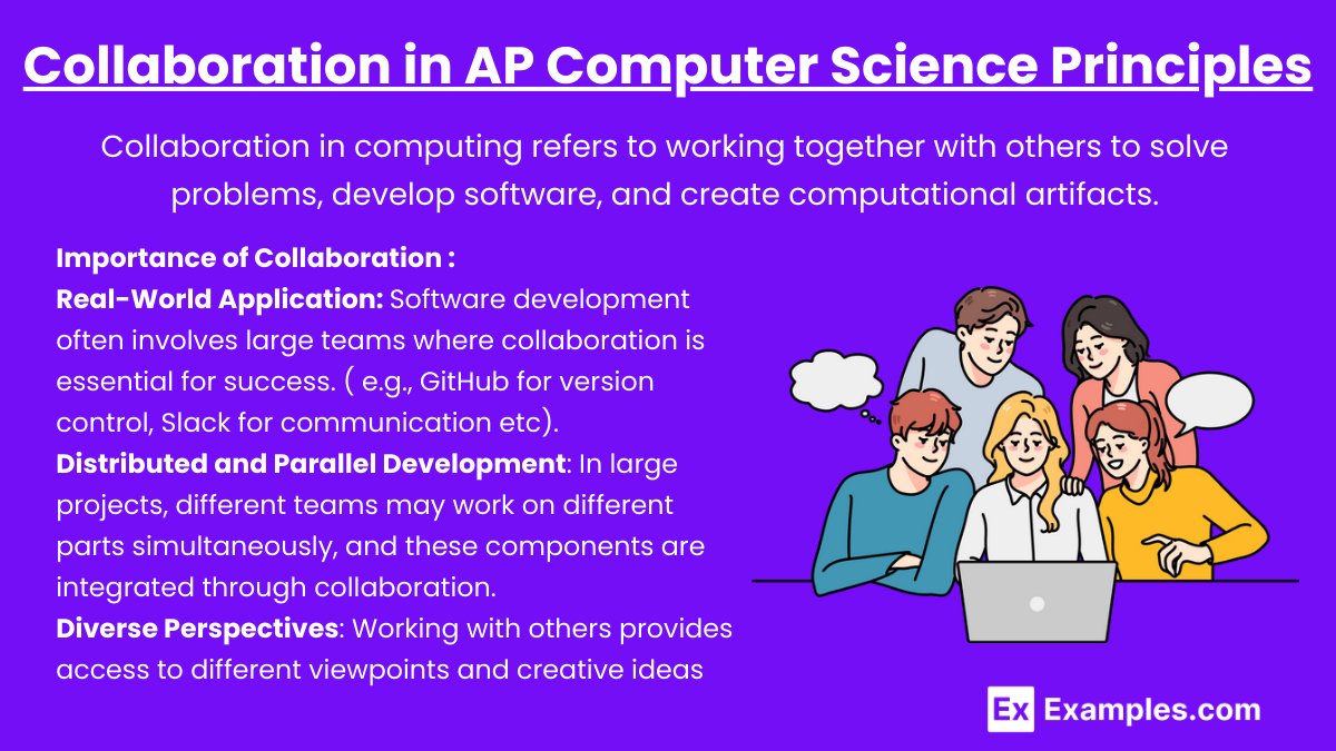 Collaboration in AP Computer Science Principles