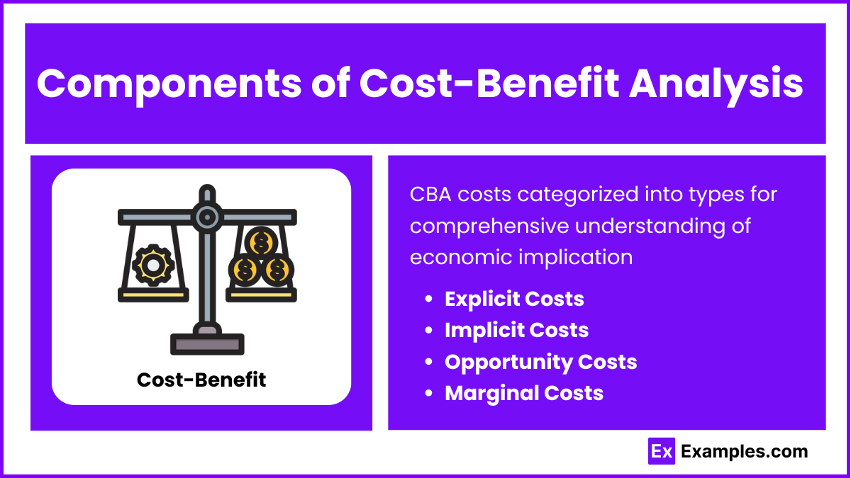 Components of Cost-Benefit Analysis