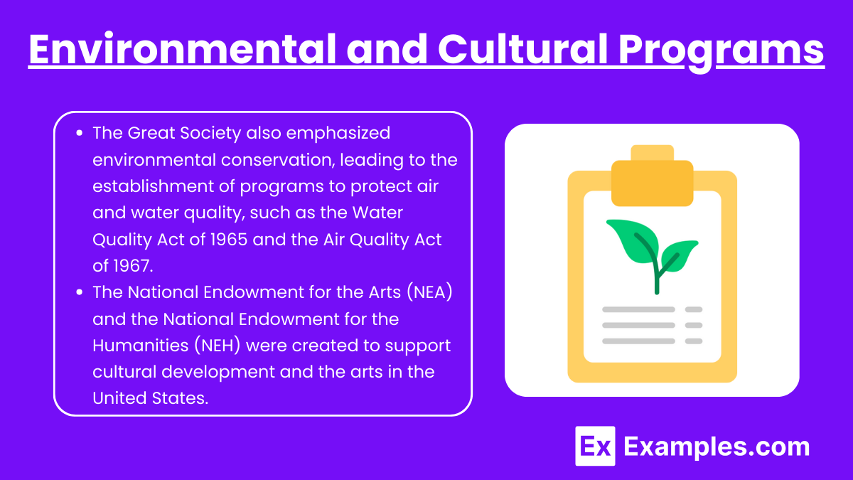 Environmental and Cultural Programs