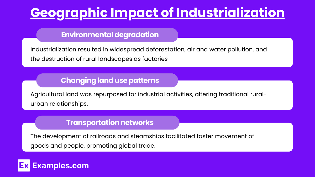 Geographic Impact of Industrialization