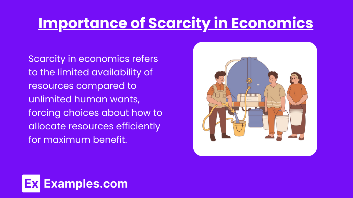 Scarcity Examples In Economics