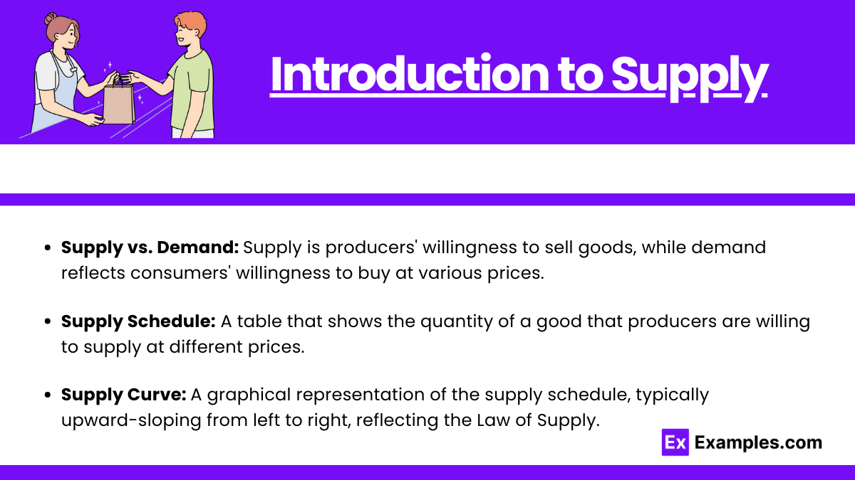 Introduction to Supply