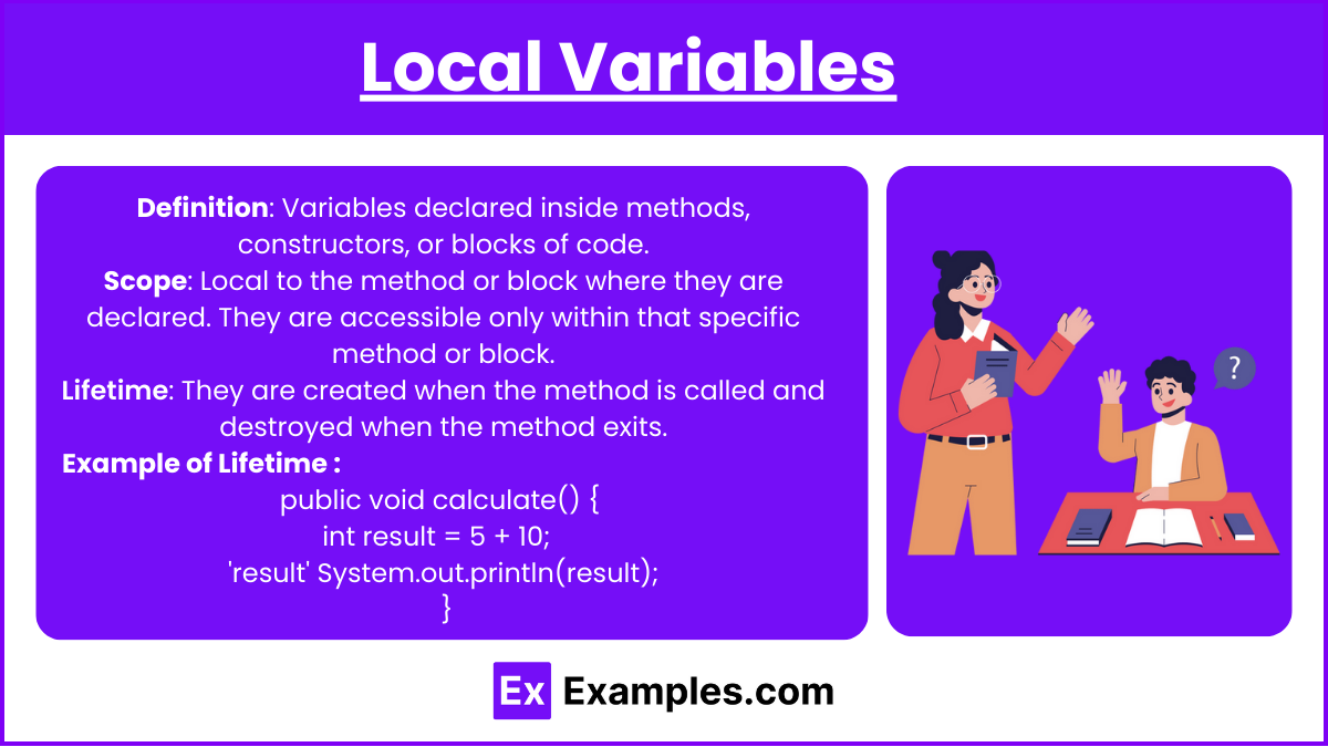 Local Variables