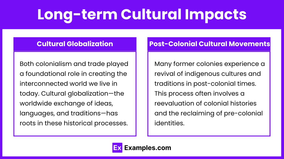 Long-term Cultural Impacts