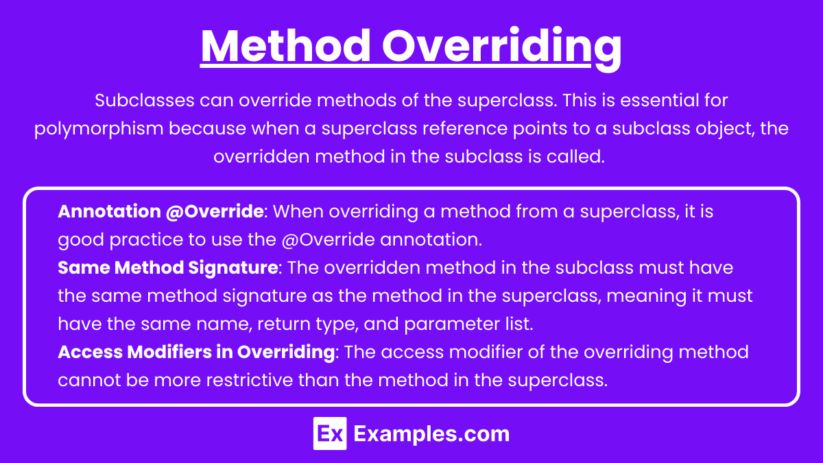 Method Overriding