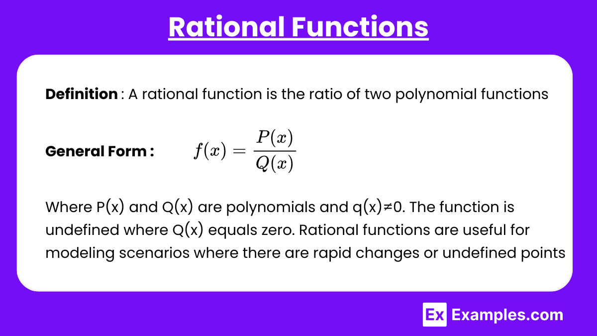 Rational Functions