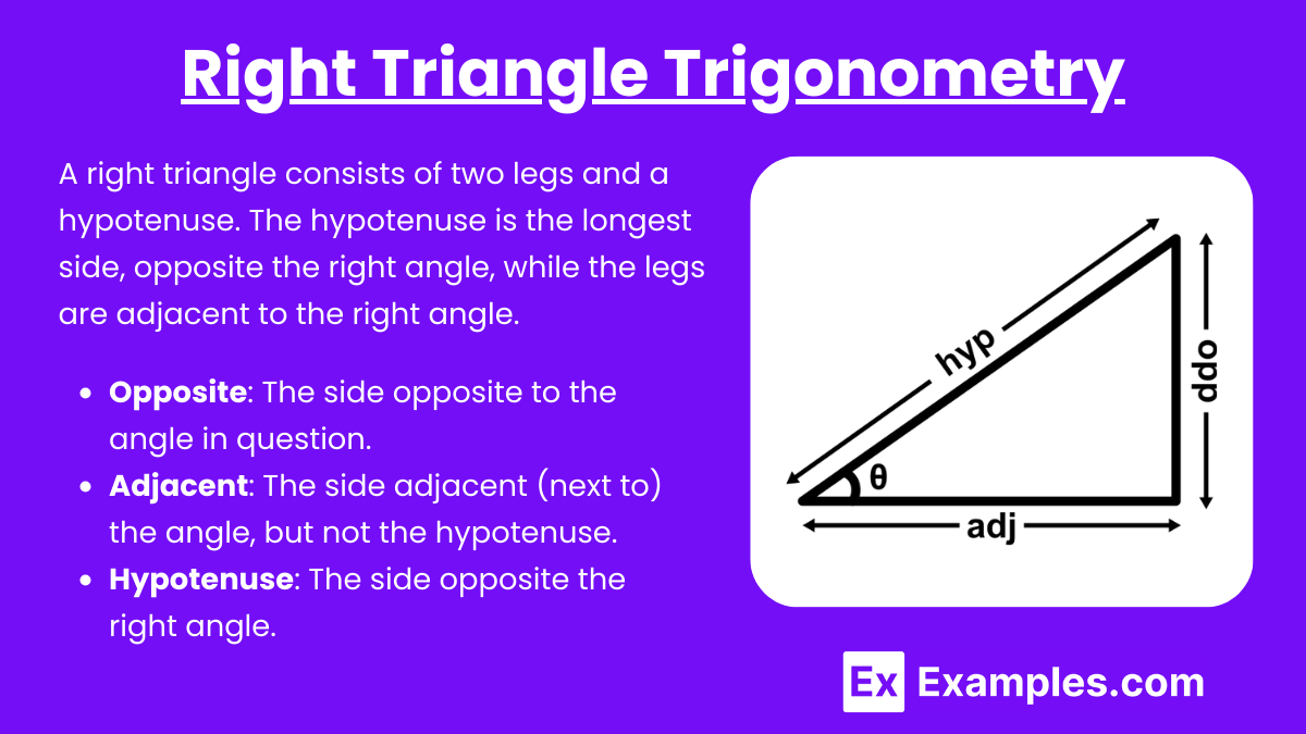 Right Triangle Trigonometry