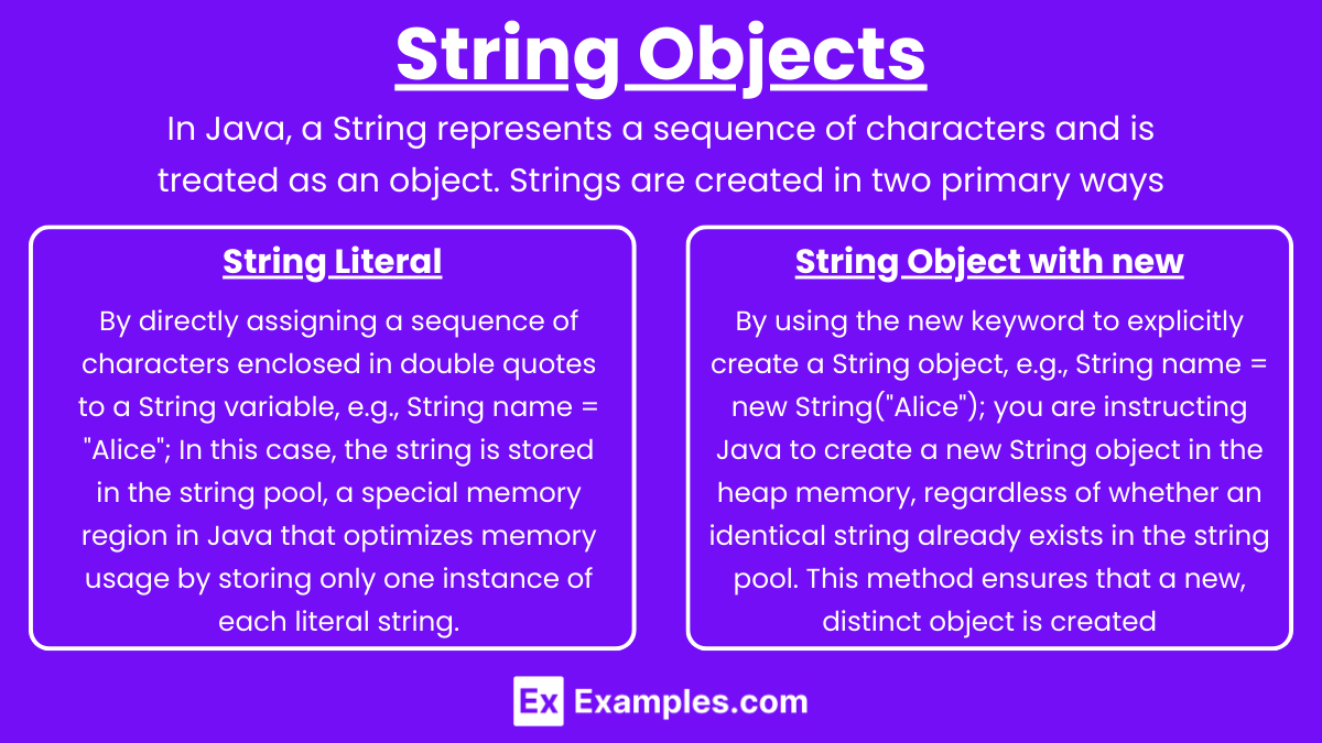 String Objects