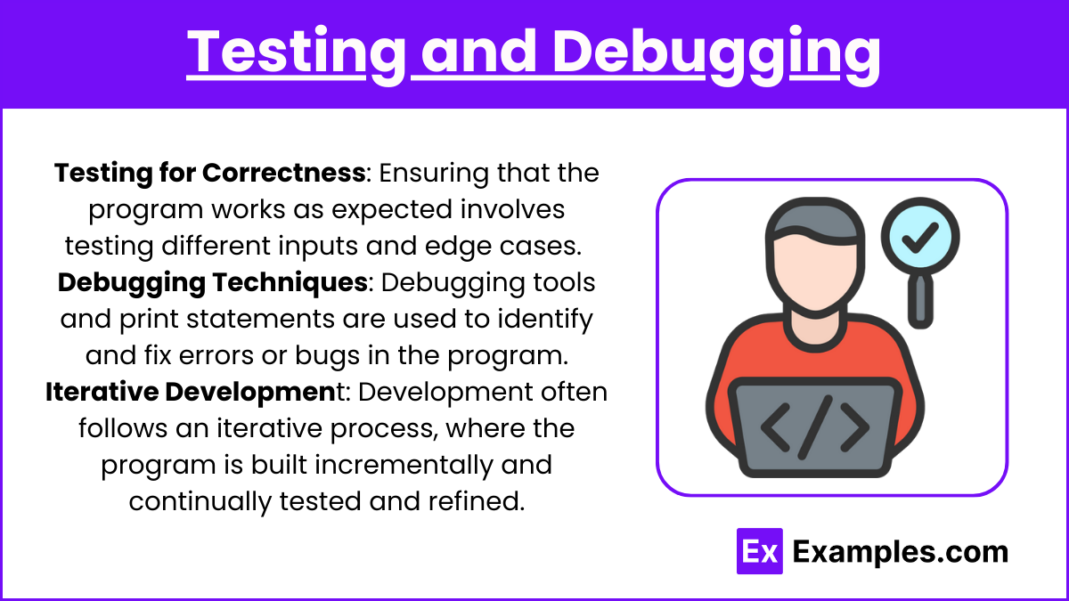 Testing and Debugging