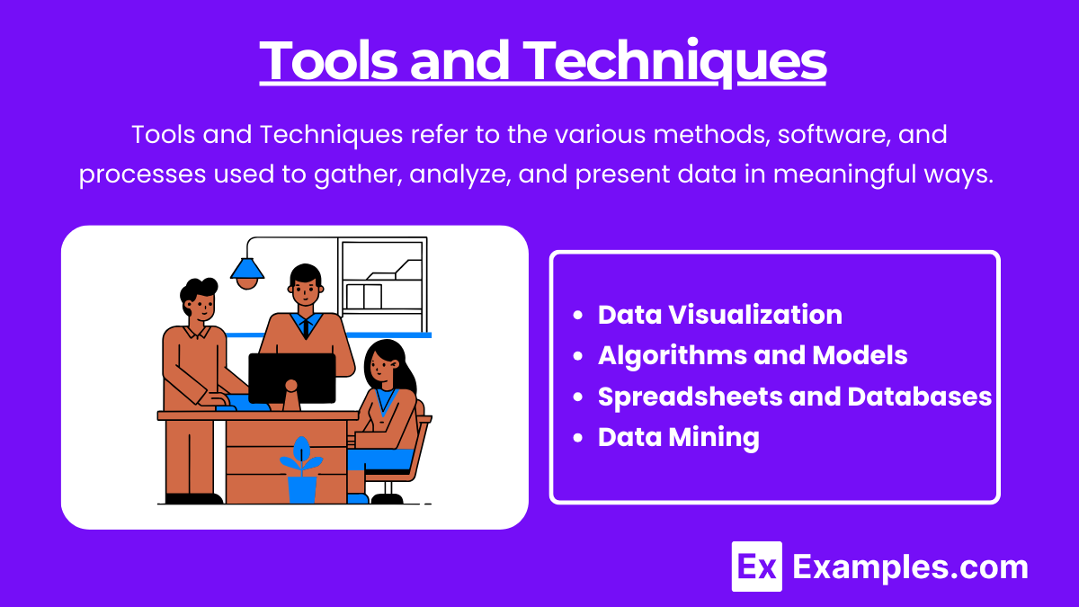 Tools and Techniques