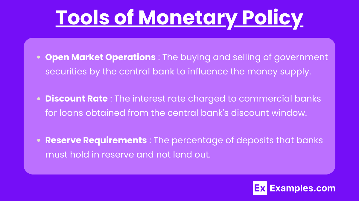 Tools of Monetary Policy