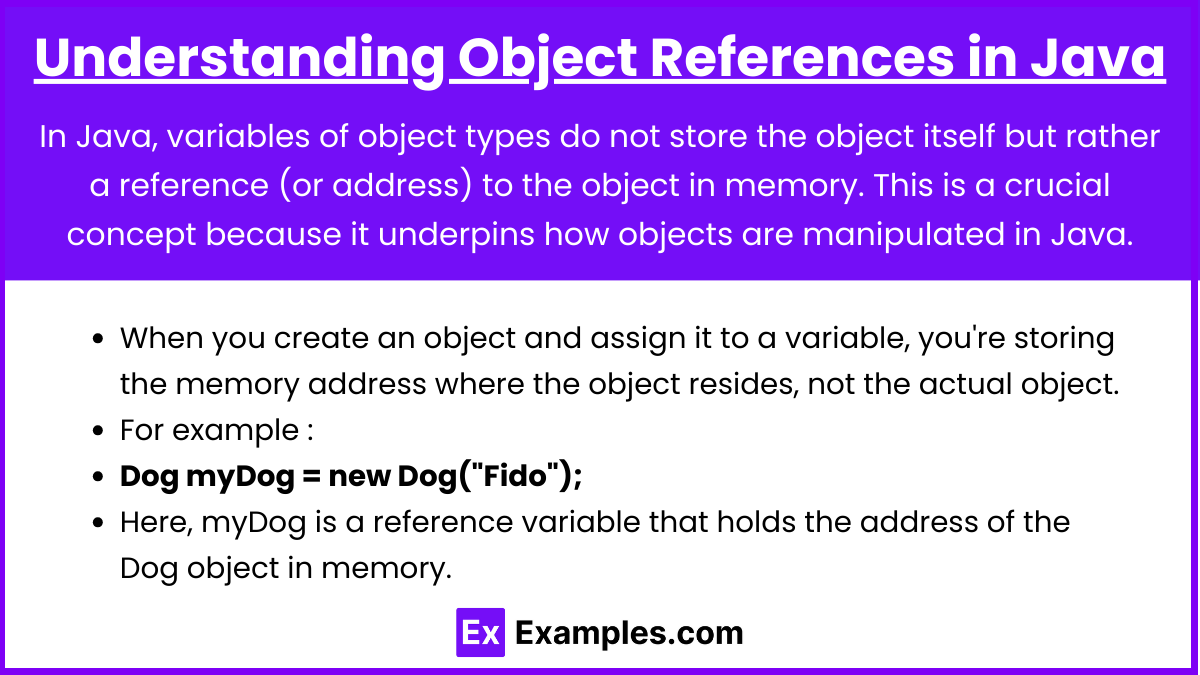 Understanding Object References in Java