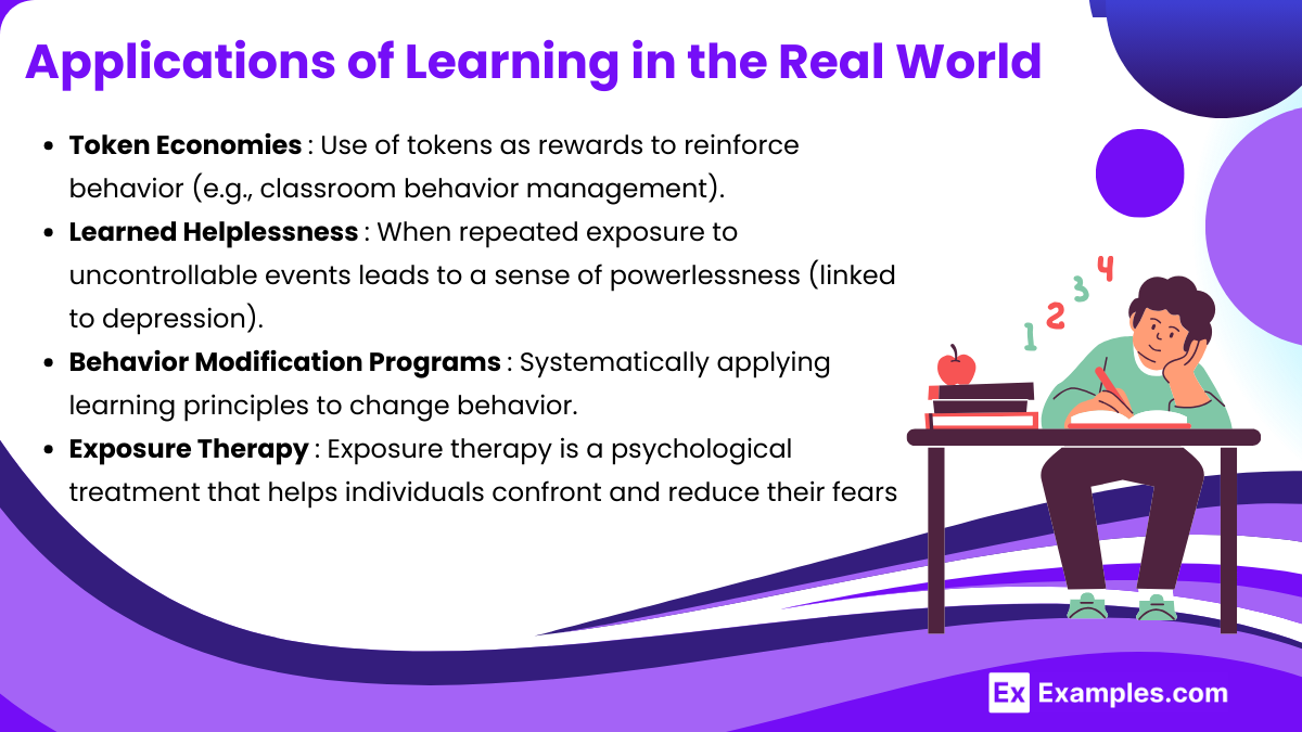 Applications of Learning in the Real World