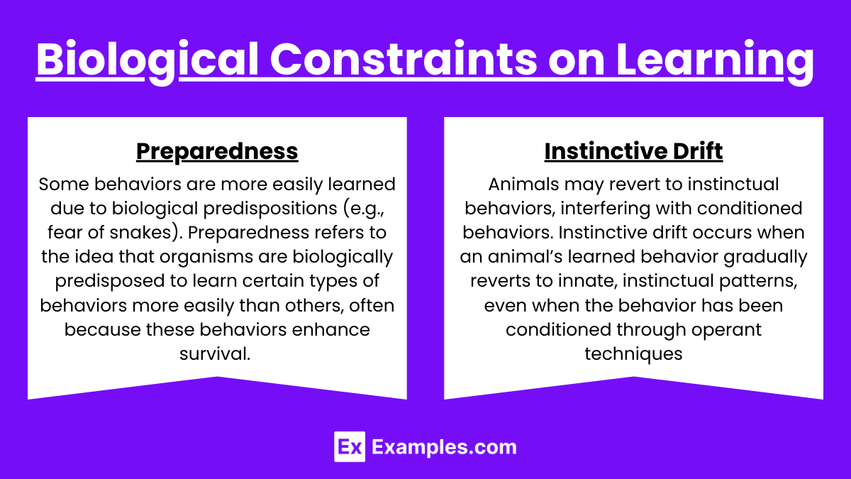 Biological Constraints on Learning