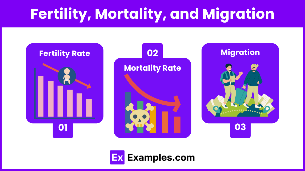 Fertility, Mortality, and Migration