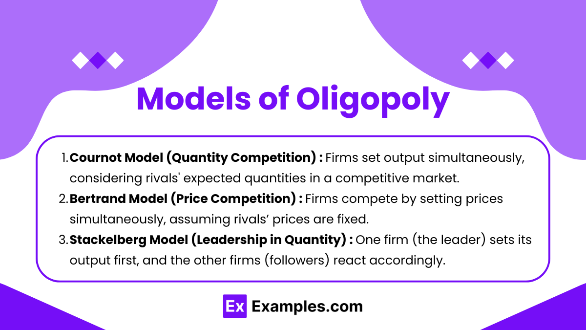 Models of Oligopoly