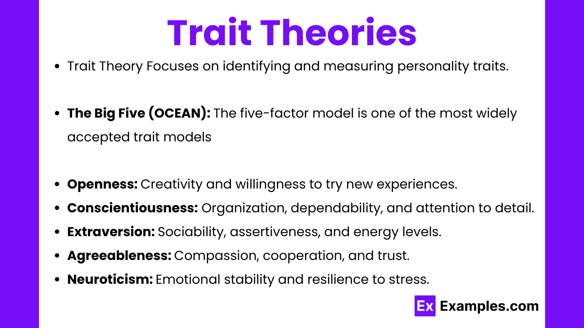 Trait Theories