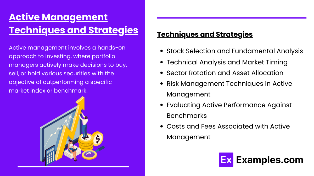 Active Management Techniques and Strategies