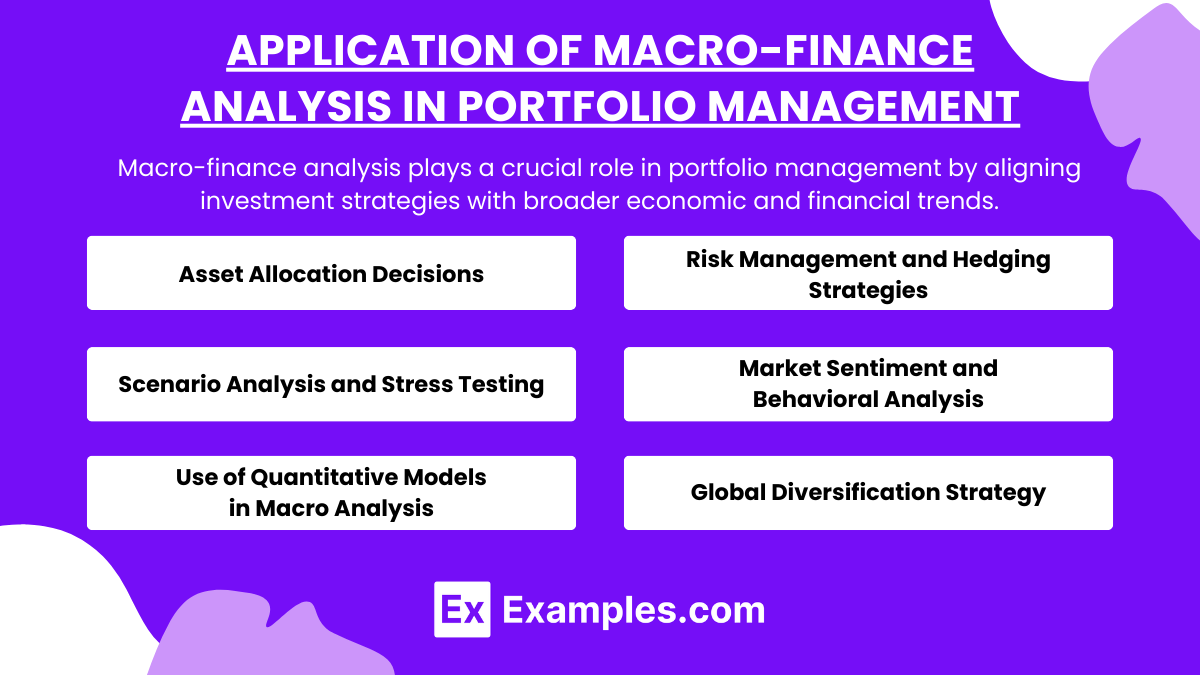 Application of Macro-Finance Analysis in Portfolio Management