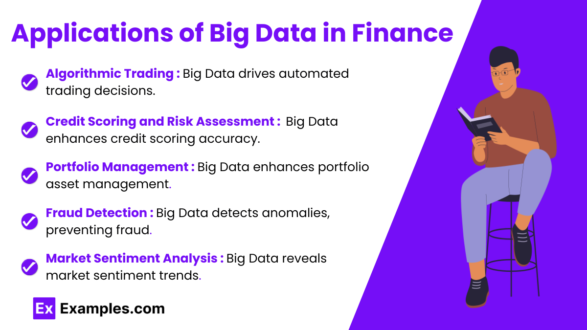 Applications of Big Data in Finance