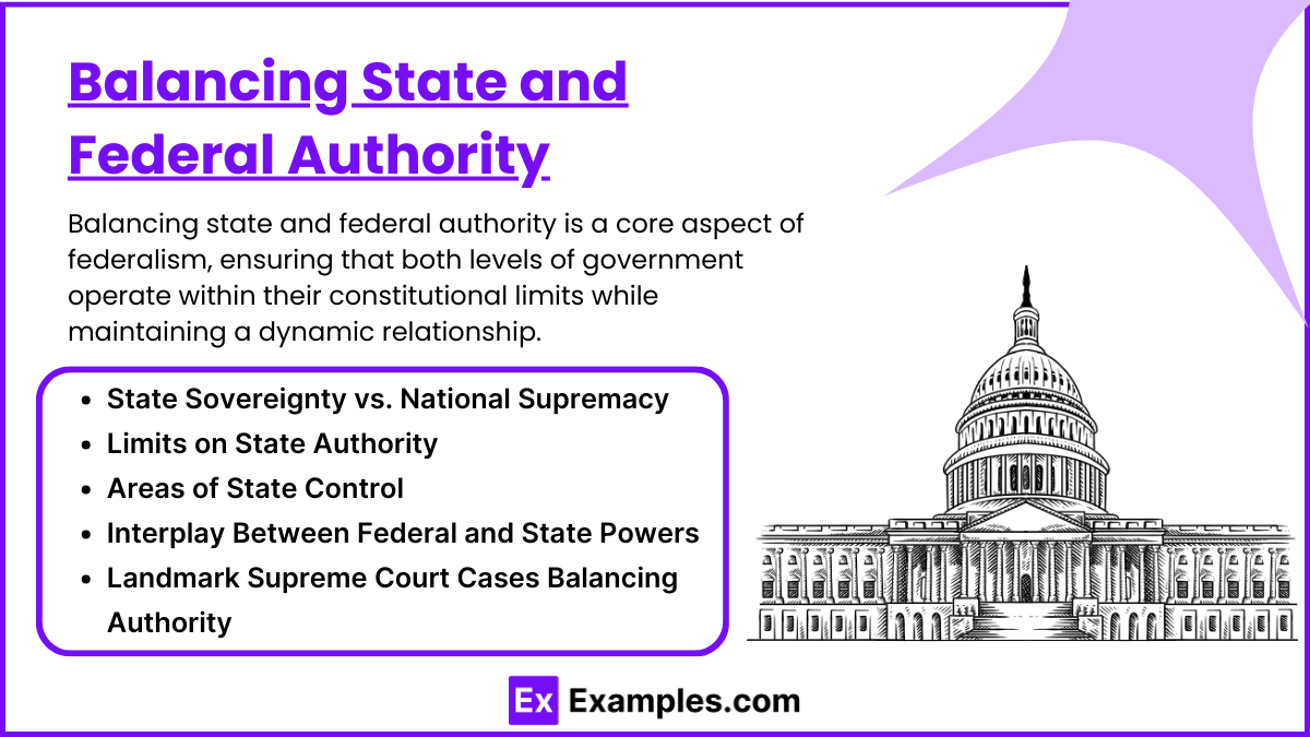 Balancing State and Federal Authority