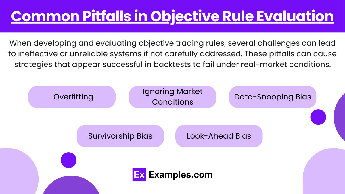 Common Pitfalls in Objective Rule Evaluation