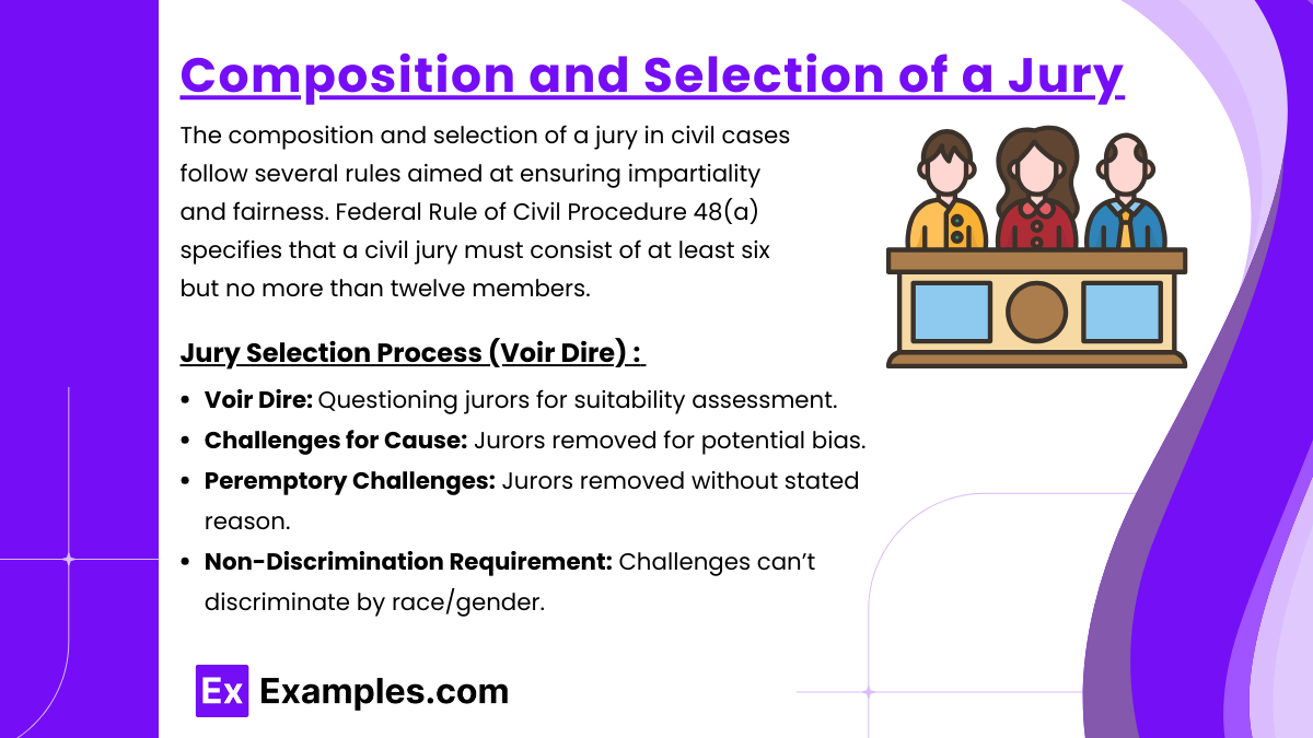  Composition and Selection of a Jury