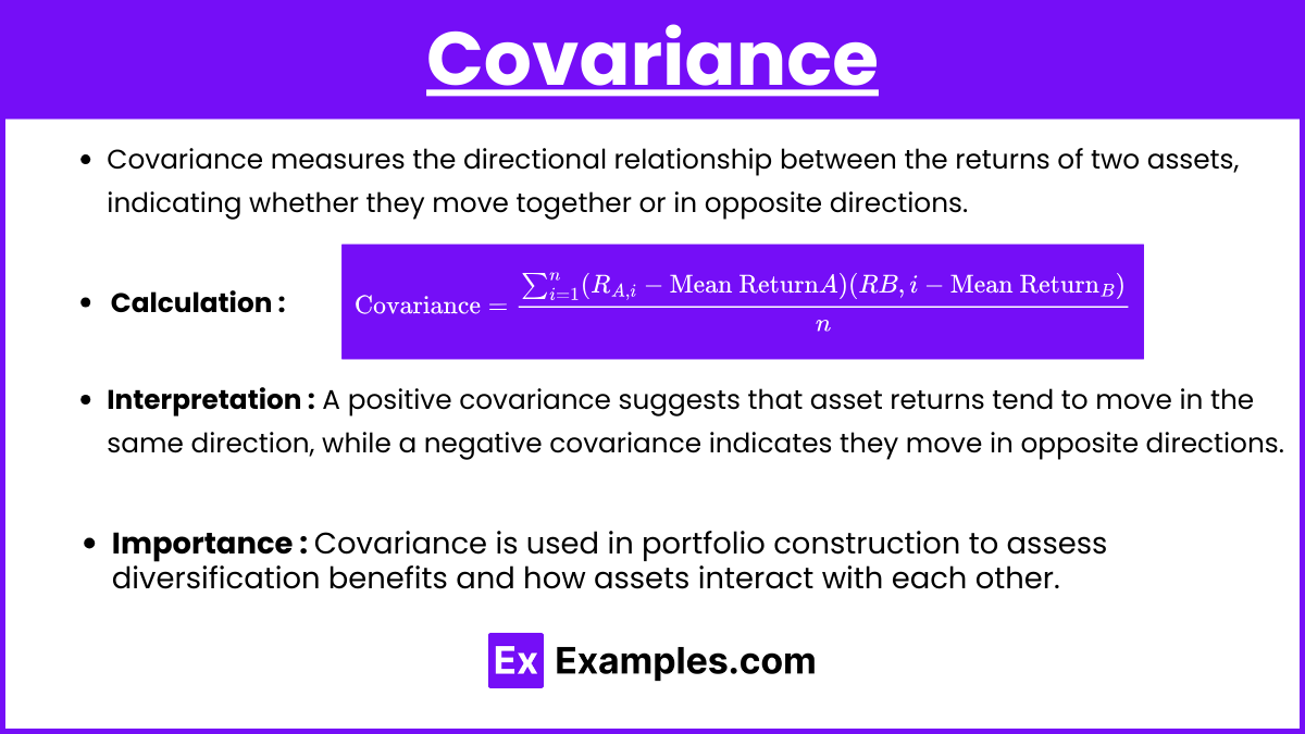 Covariance