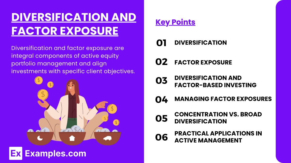 Diversification and Factor Exposure