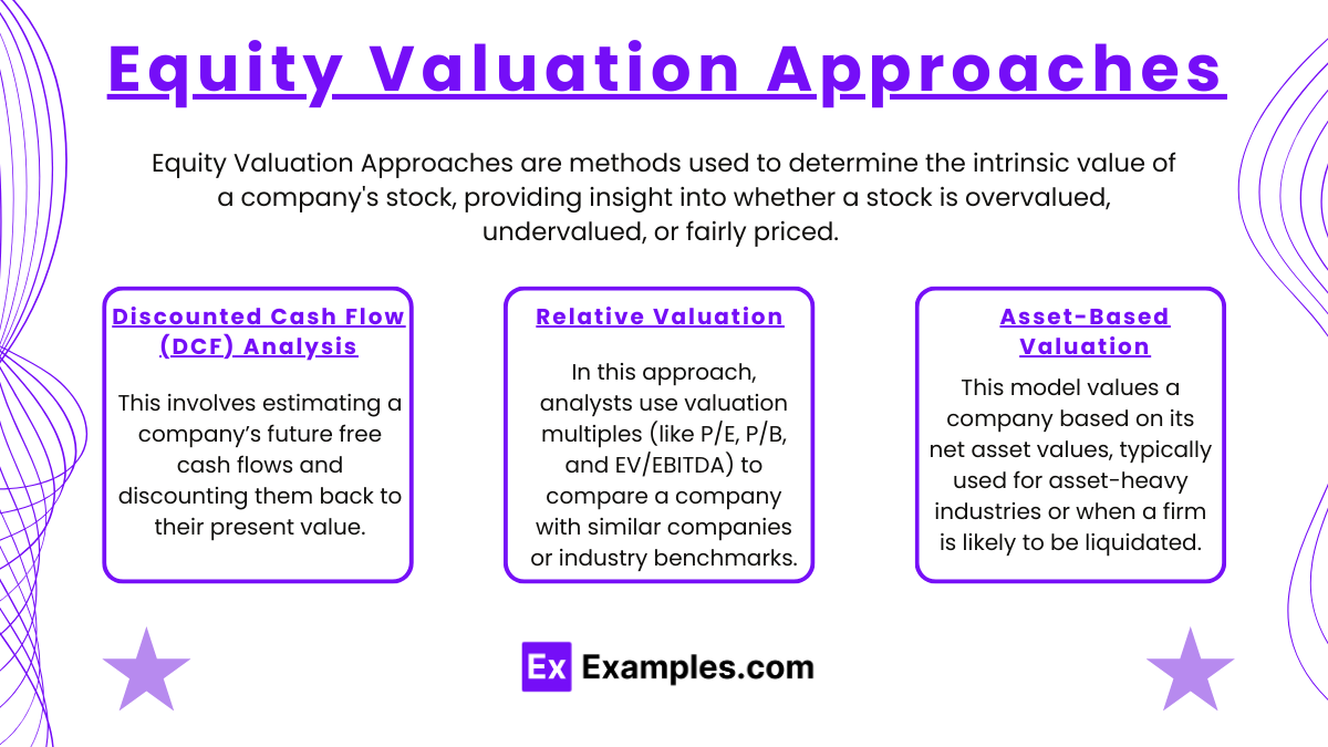 Equity Valuation Approaches