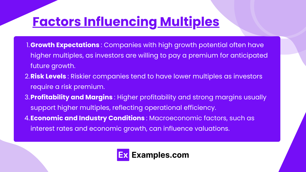 Factors Influencing Multiples