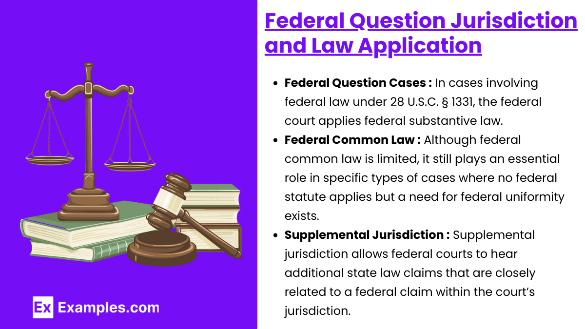 Federal Question Jurisdiction and Law Application